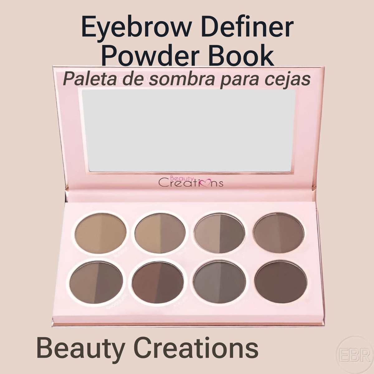 Beauty Creations - Eyebrow Definer Powder Book - Paleta de Sombras para Cejas