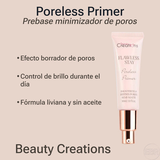 Beauty Creations - Flawless Stay Poreless Primer - Prebase de Maquillaje
