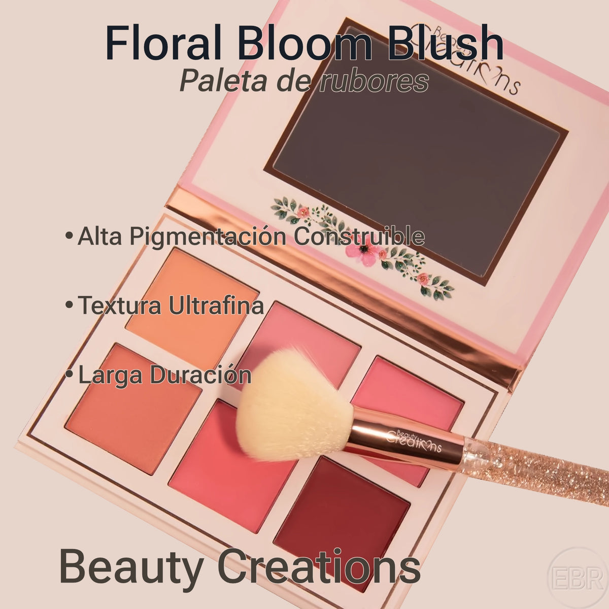 Beauty Creations - Floral Bloom Blush - Paleta de rubores
