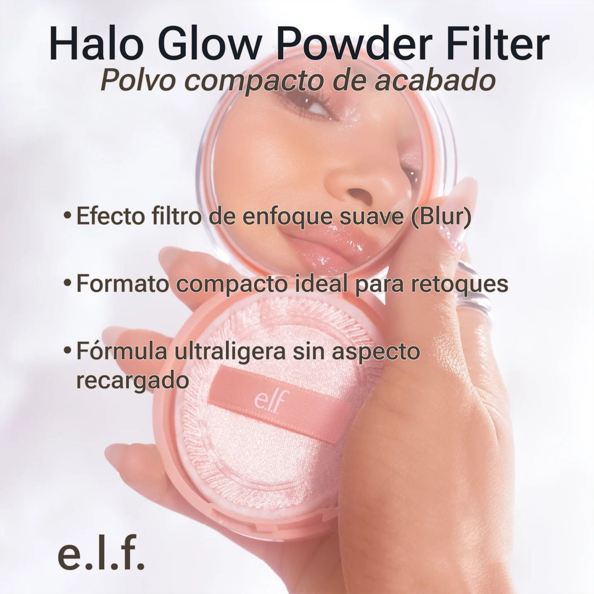 e.l.f. Halo Glow Powder Filter - Polvo Compacto de Acabado