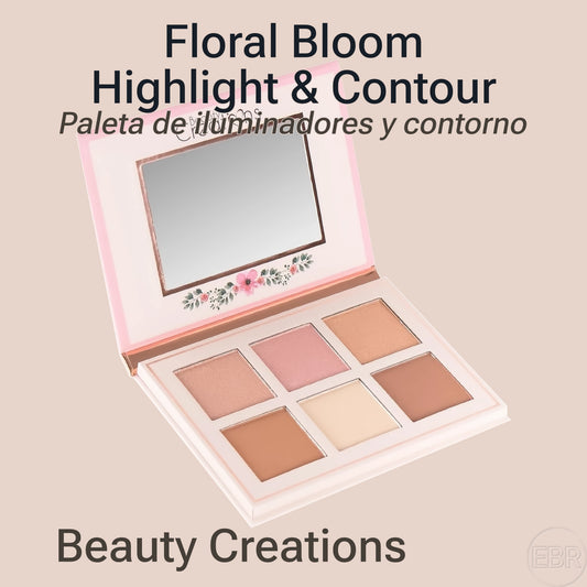 Beauty Creations - Floral Bloom Highligh & Contour - Paleta de Iluminadores y Contornos
