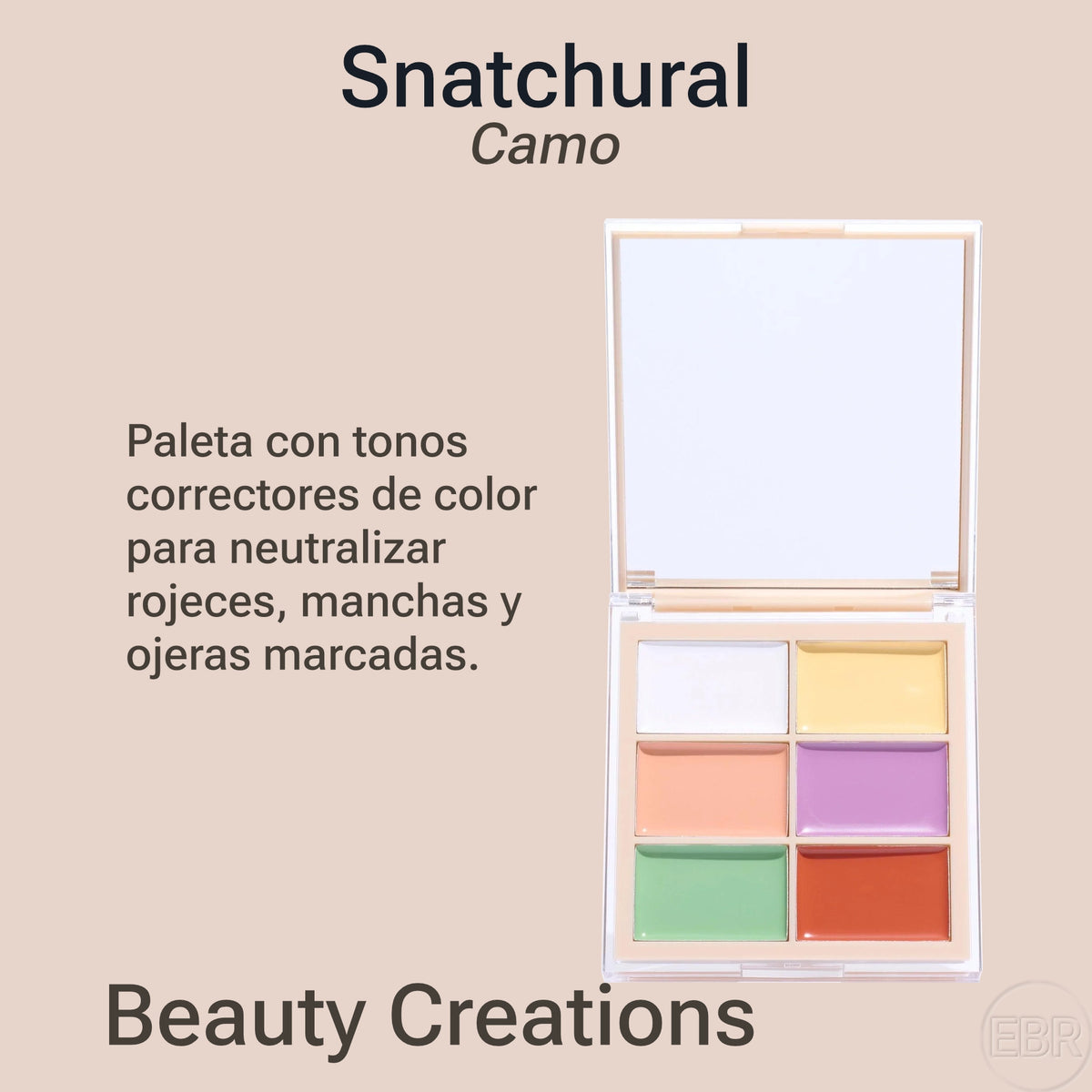 Beauty Creations - Snatchural - Paleta de Iluminadores, Contorno y Correctores
