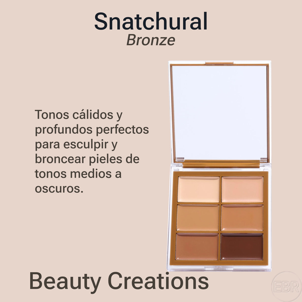 Beauty Creations - Snatchural - Paleta de Iluminadores, Contorno y Correctores