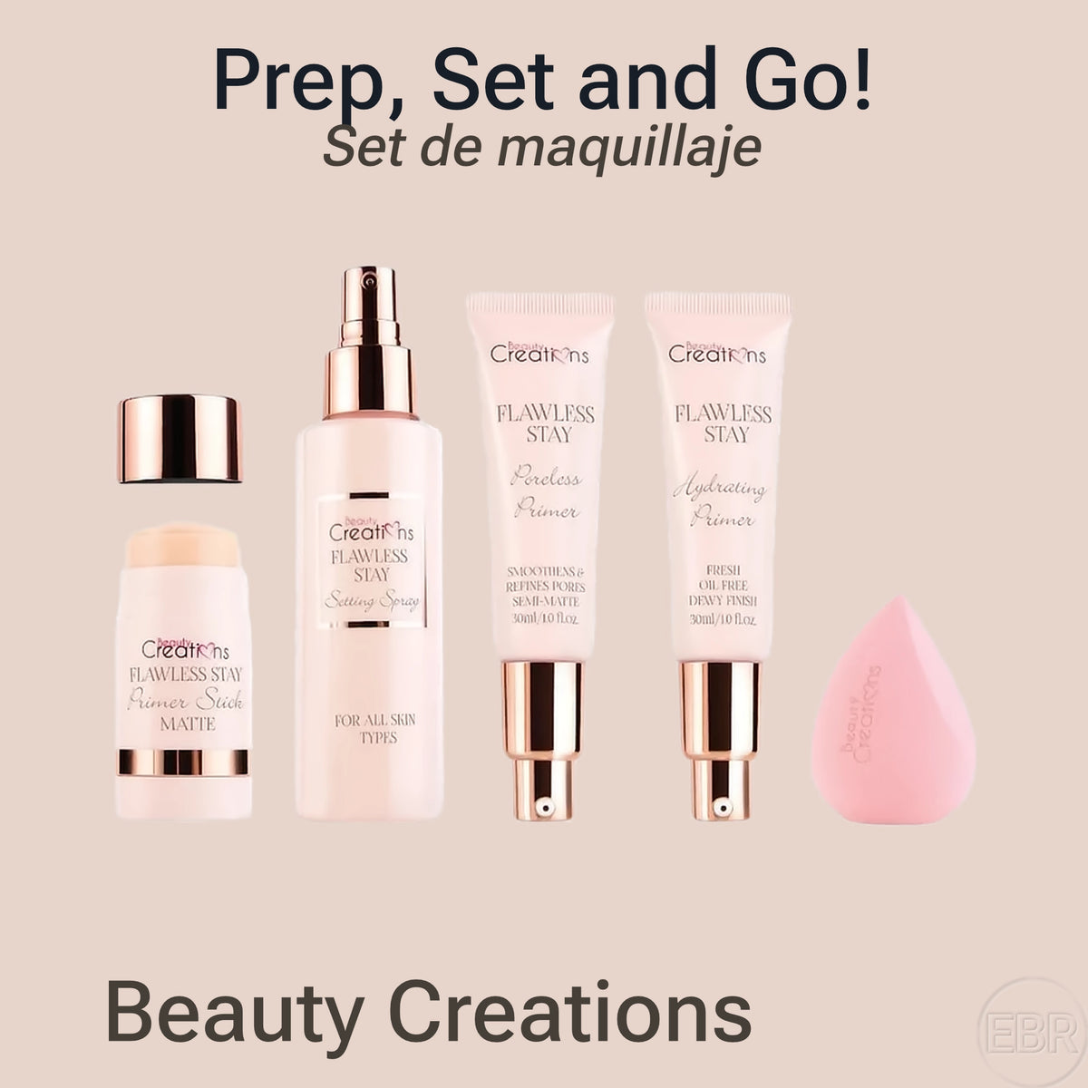 Beauty Creations - Prep, Set and Go! - Set de Maquillaje