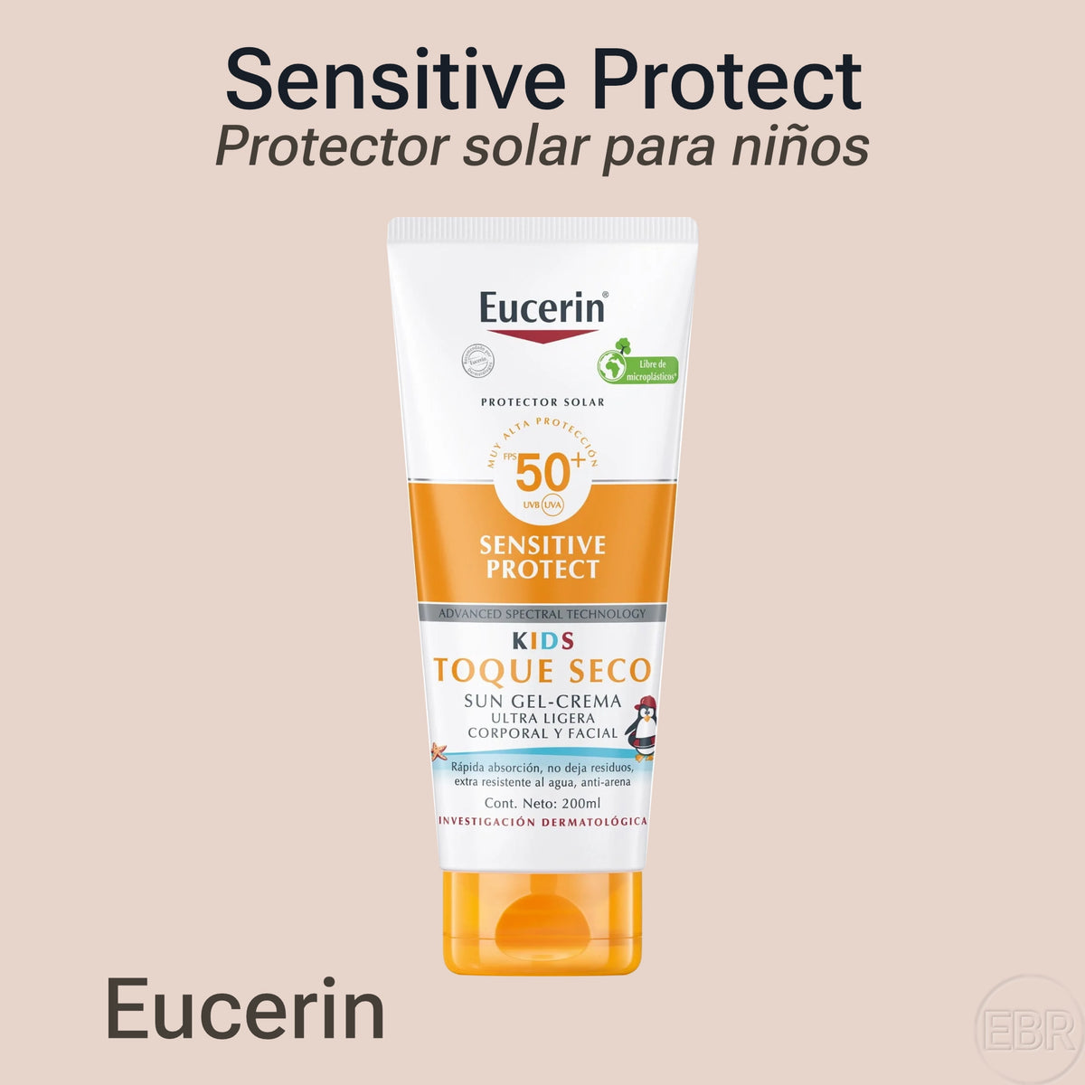 Eucerin - Protector Solar Kids Sensitive Protect Toque Seco FPS 50+