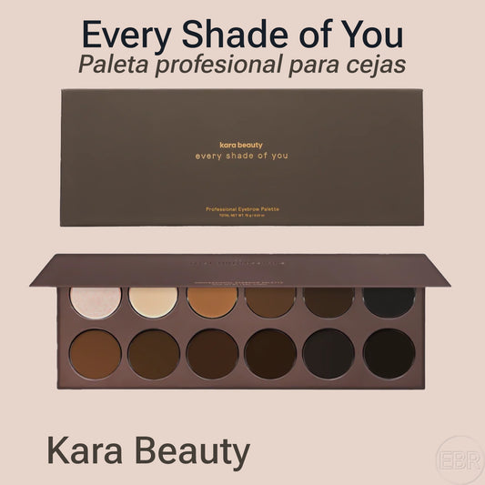 Kara Beauty - Every Shade of You - Paleta de Crema y Polvo para Cejas