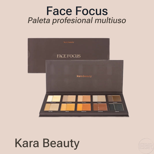 Kara Beauty - Face Focus - Paleta Multiusos Rostro, Ojos y Cejas