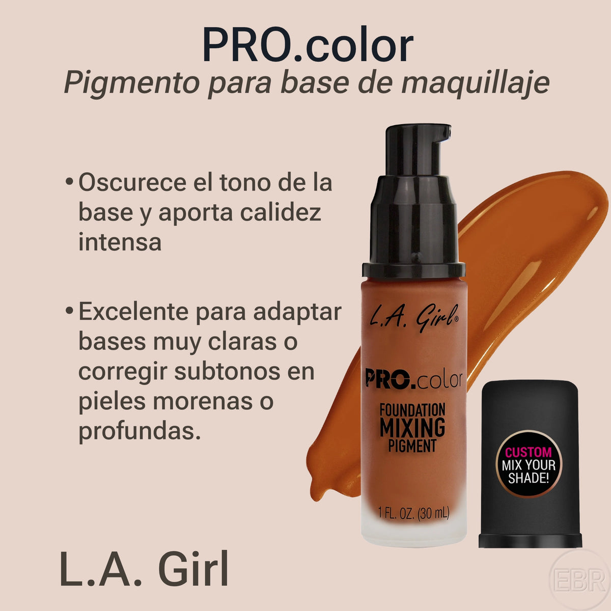 L.A. Girl - PRO.color Foundation Mixing Pigment - Pigmento para Base