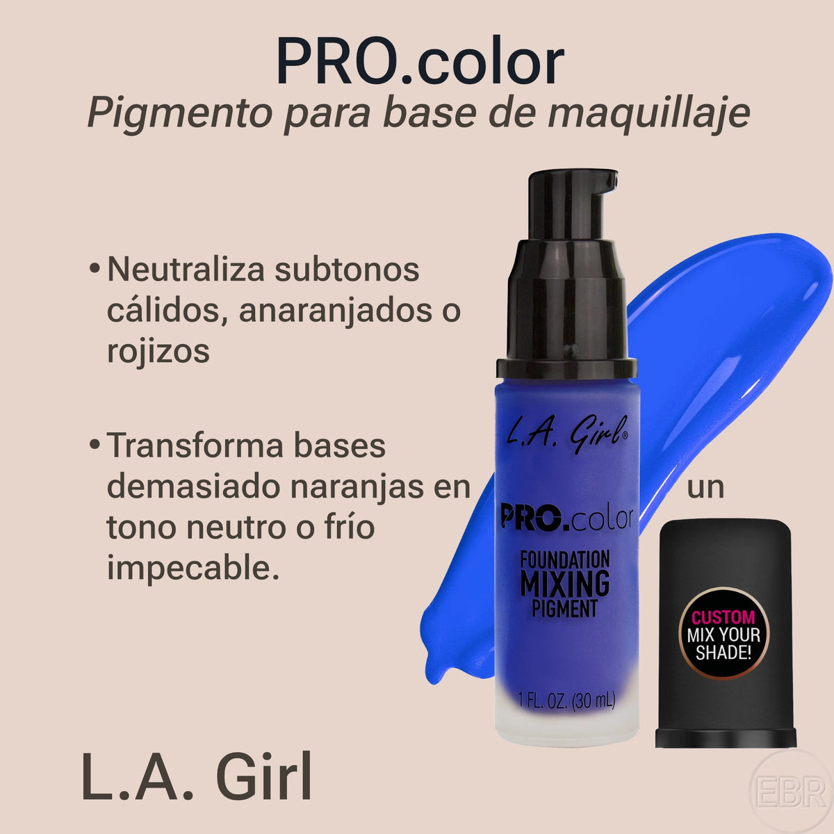 L.A. Girl - PRO.color Foundation Mixing Pigment - Pigmento para Base