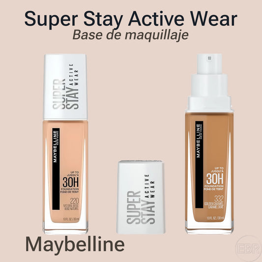 Maybelline - Super Stay Active Wear - Base de Maquillaje Líquida