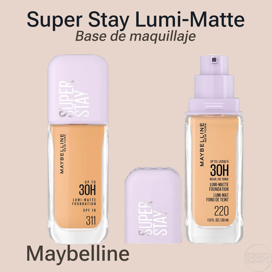 Maybelline - Super Stay Lumi-Matte - Base de Maquillaje Líquida