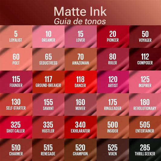 Labial Líquido Maybelline Super Stay Matte Ink