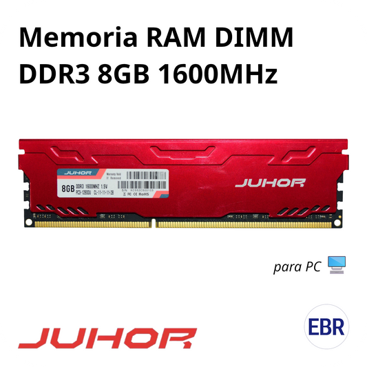 Memoria RAM DDR3 8GB 1600MHz DIMM – Para PC