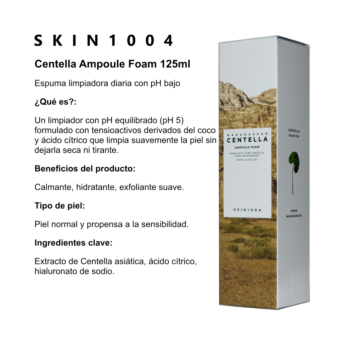 SKIN1004 Madagascar Centella Ampoule Foam 125ml