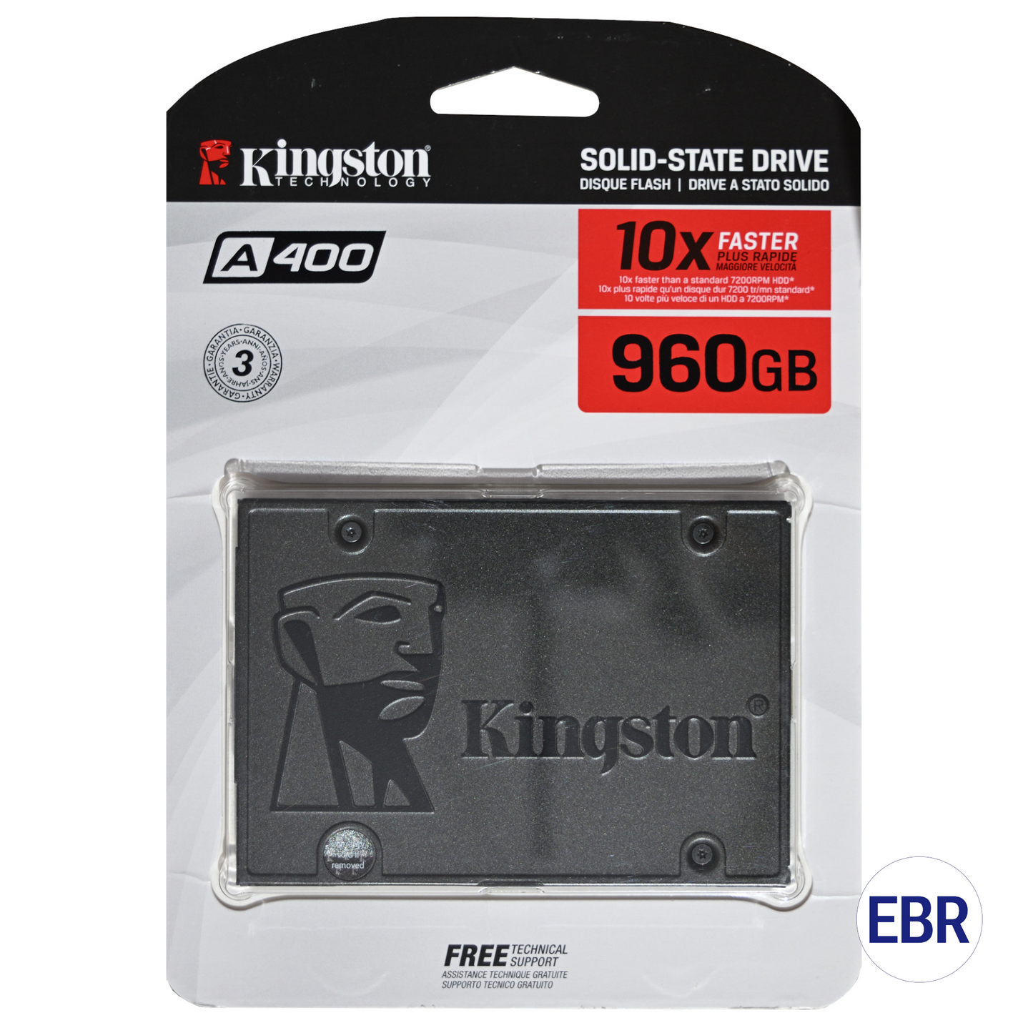 Unidad SSD 2.5" Kingston 960GB A400 SATA3