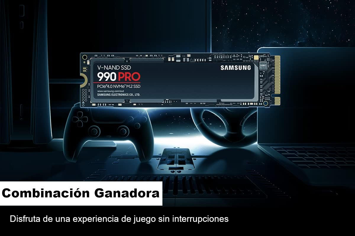 Unidad SSD M.2 Samsung 990 PRO 1TB NVMe PCIe 4.0